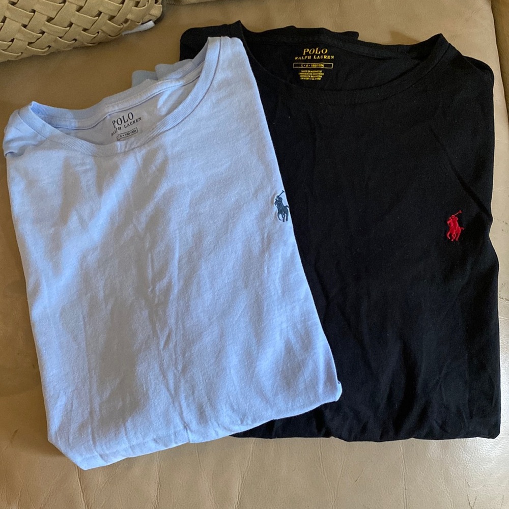 2 pack bundle Ralph Lauren long sleeve polo